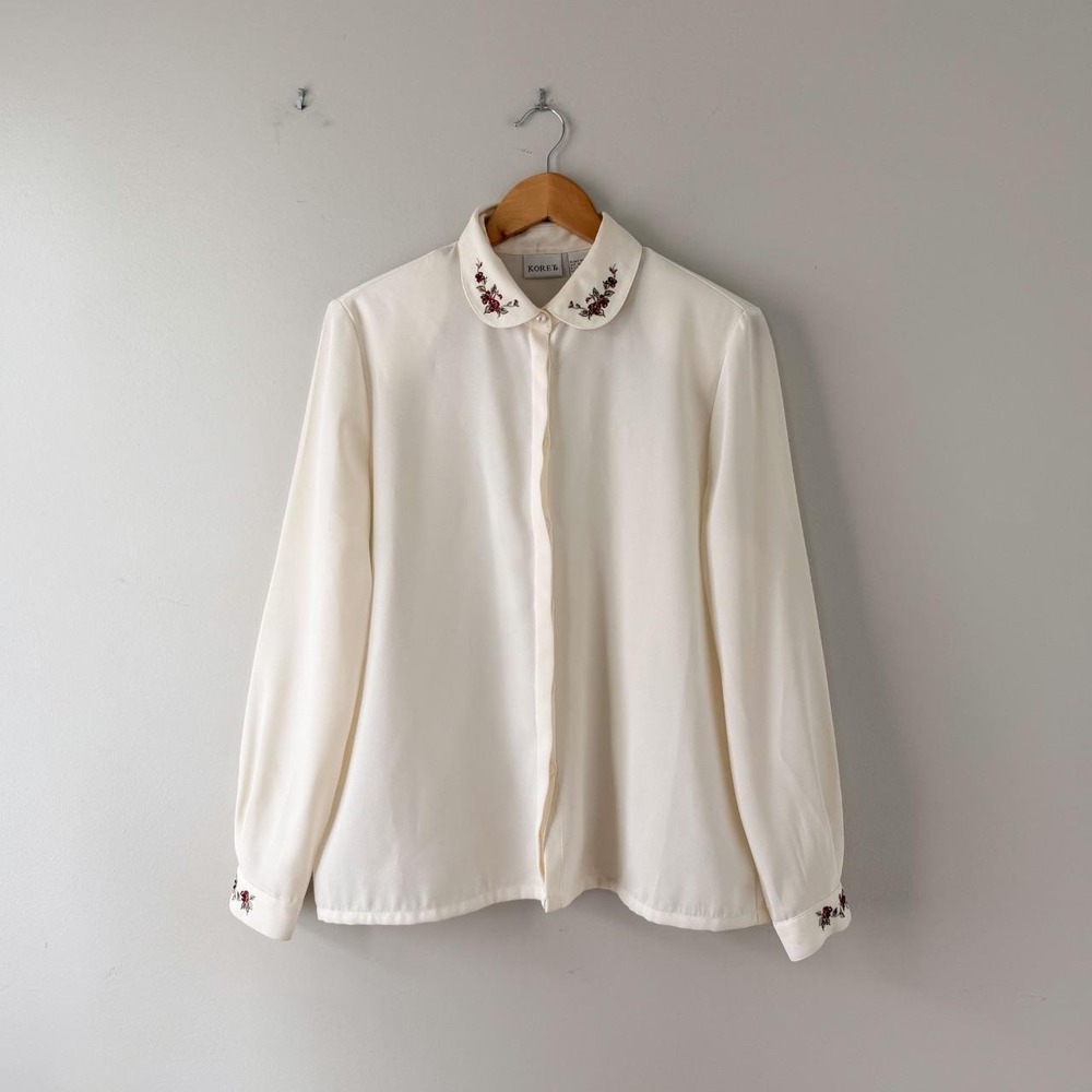 Vintage Embroidered Koret Blouse Size 8